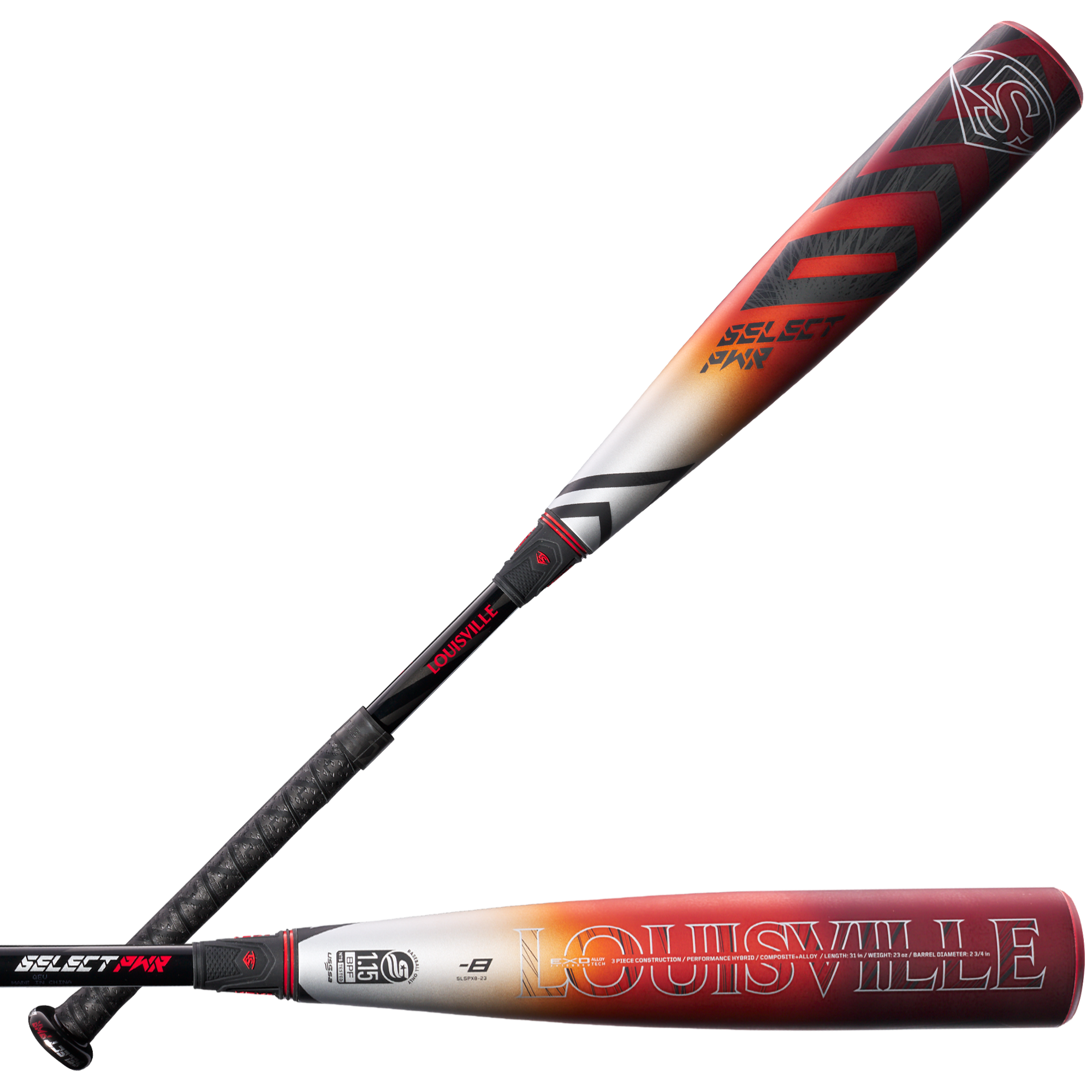 LOUISVILLE SLUGGER 2023 SELECT PWR™ (-8) USSSA BASEBALL BAT