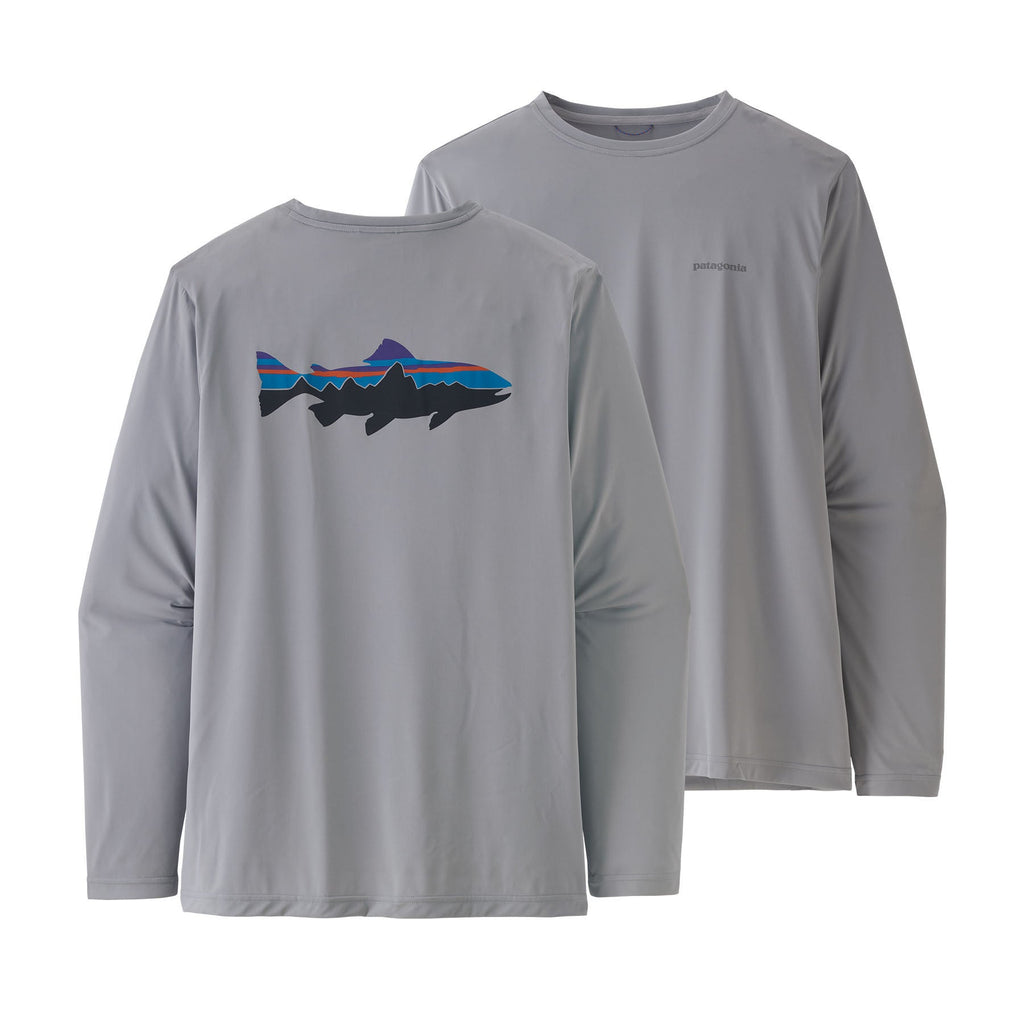 Patagonia M's L/S Capilene Cool Daily Fish Graphic Shirt