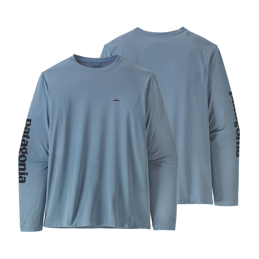 Patagonia M's L/S Capilene Cool Daily Fish Graphic Shirt