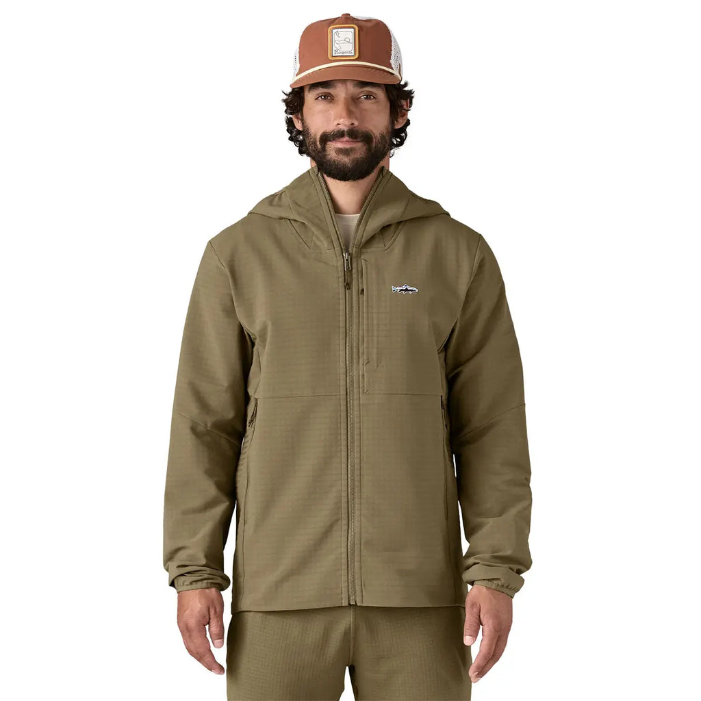Patagonia M's R1 TechFace Fitz Roy Trout Hoody