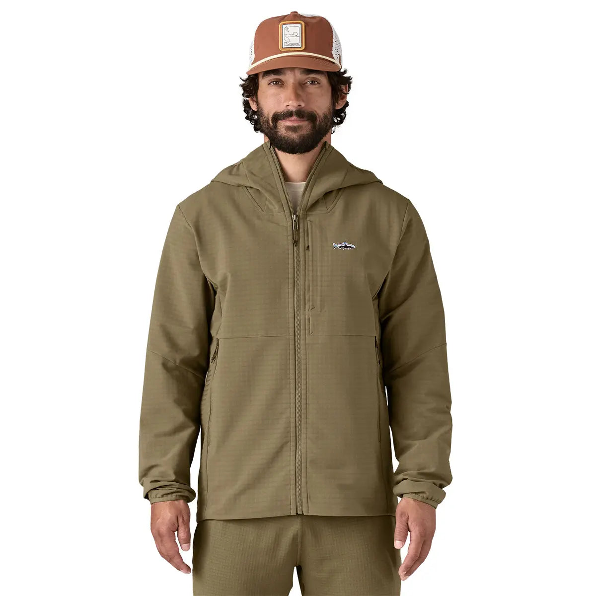 Patagonia M's R1 TechFace Fitz Roy Trout Hoody