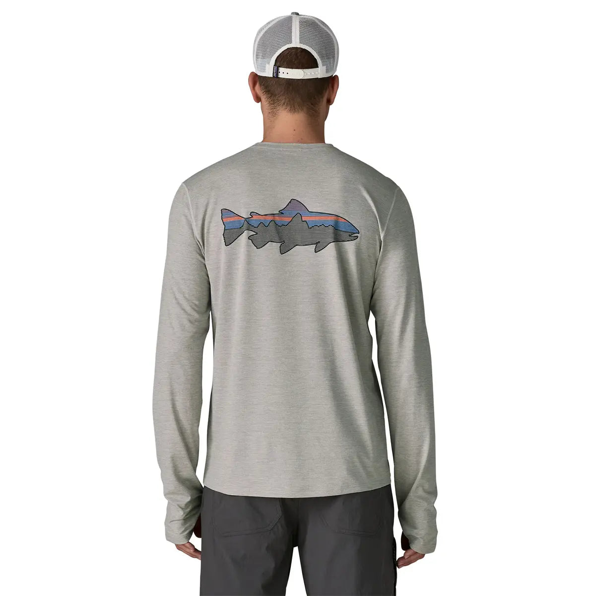 Patagonia M's Capilene  Cool Sun Shirt - Fitz Roy Trout