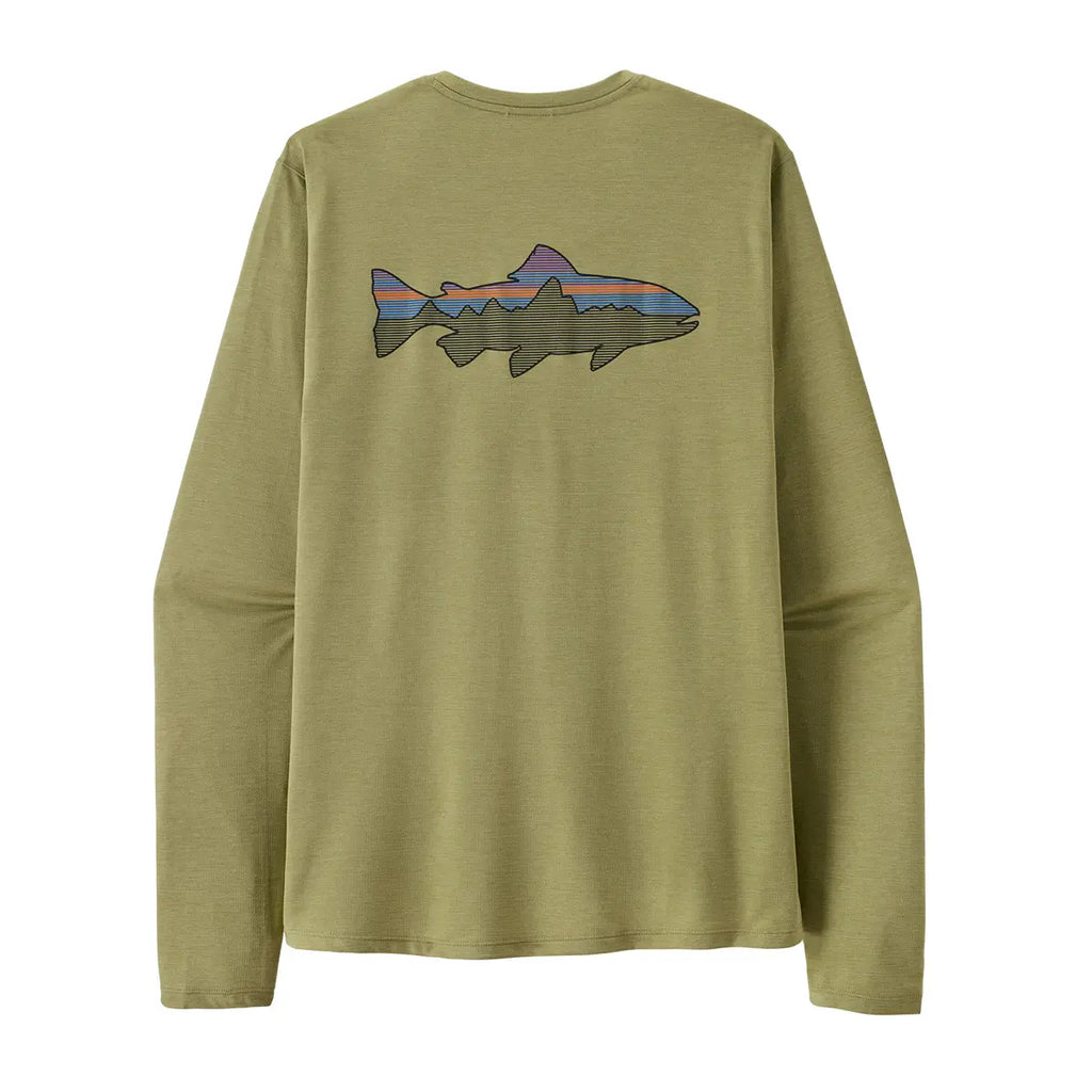 Patagonia M's Capilene  Cool Sun Shirt - Fitz Roy Trout