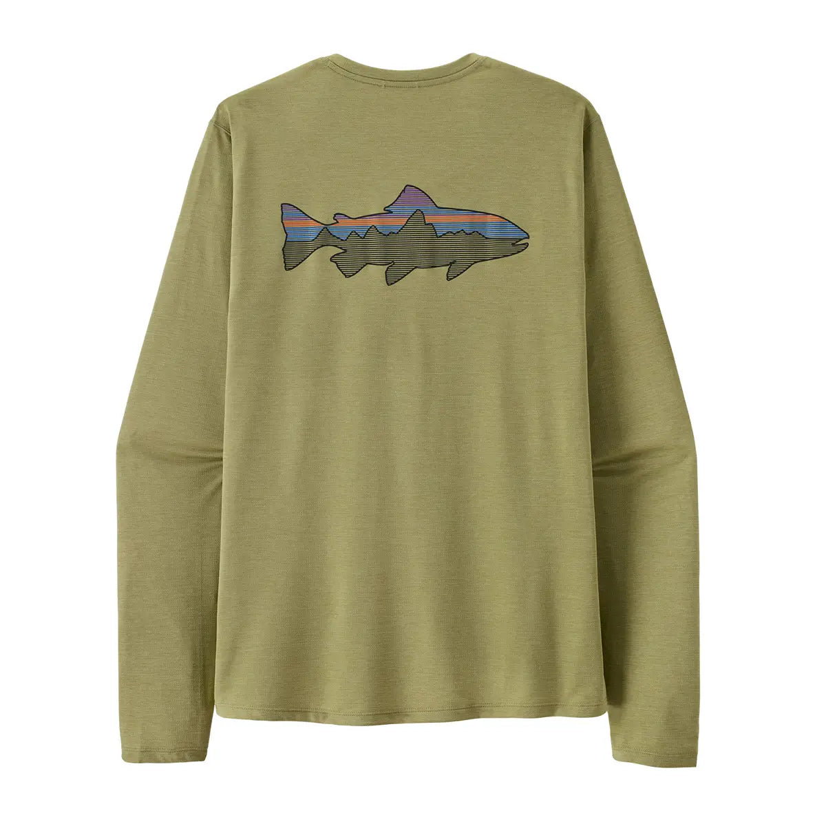 Patagonia M's Capilene  Cool Sun Shirt - Fitz Roy Trout