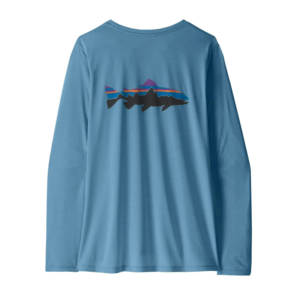 Patagonia W's L/S Capilene Cool Daily Shirt - Fitz Roy Trout