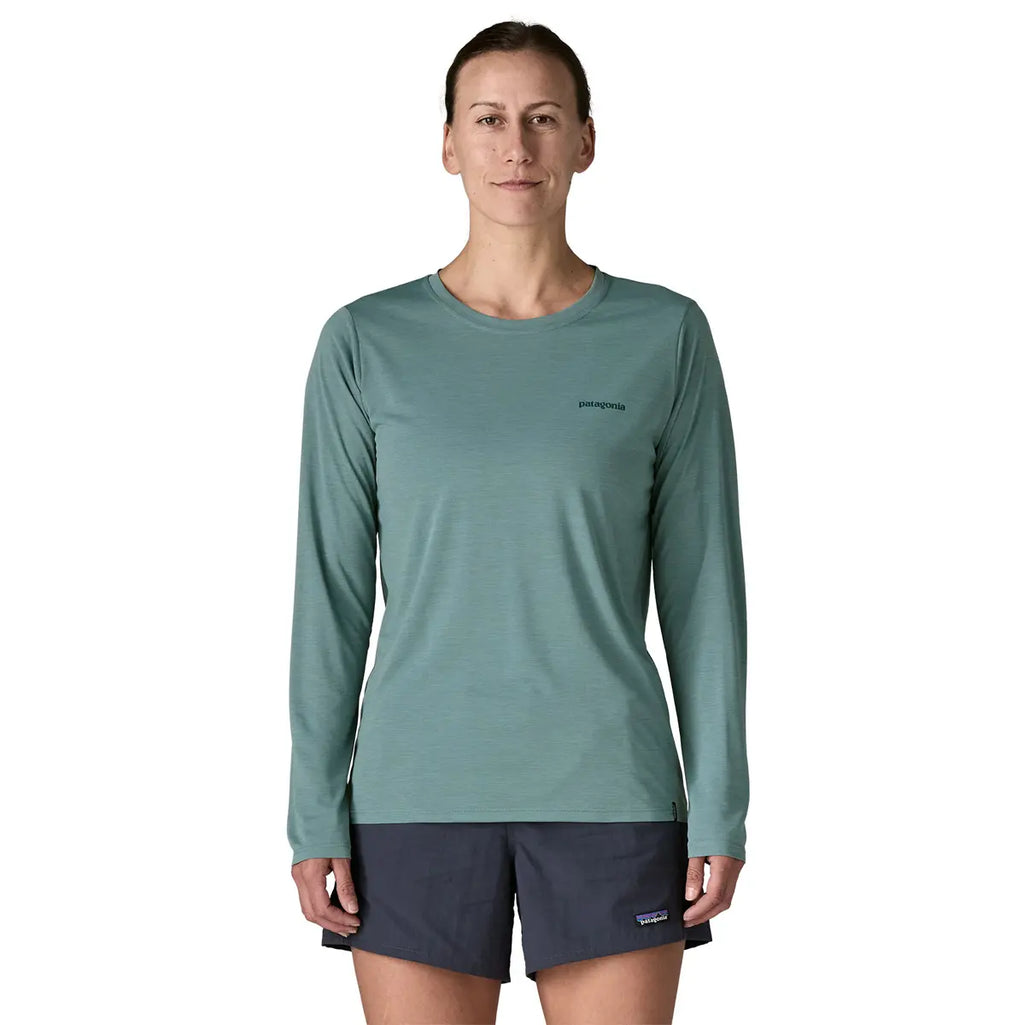 Patagonia W's L/S Capilene Cool Daily Shirt - Boardshort Logo