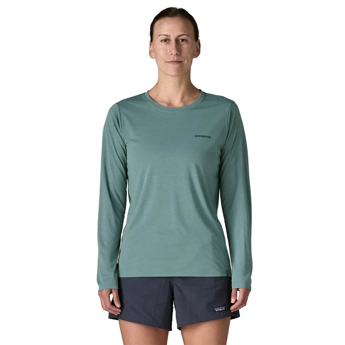 Patagonia W's L/S Capilene Cool Daily Shirt - Boardshort Logo