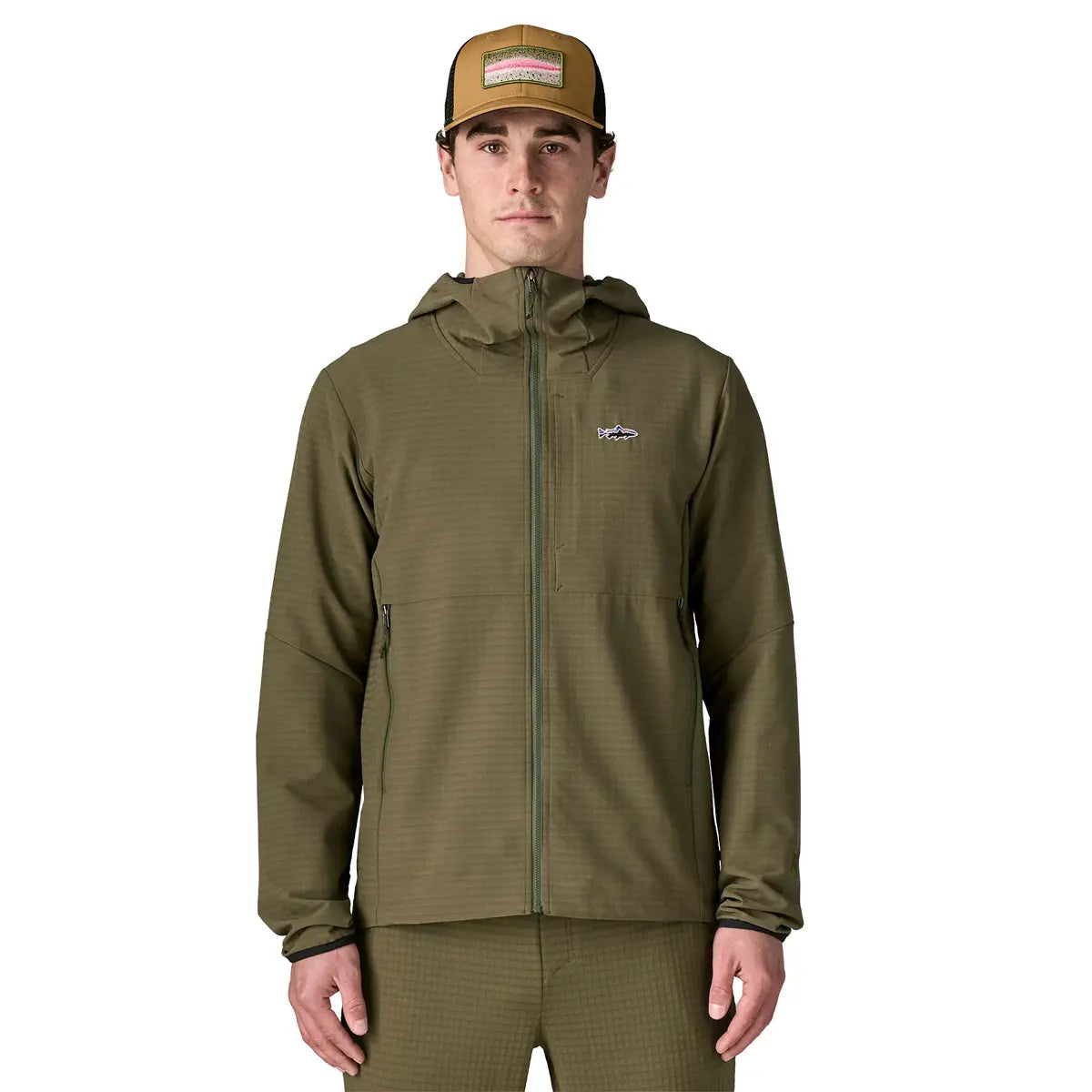 Patagonia M's R1 TechFace Fitz Roy Trout Hoody
