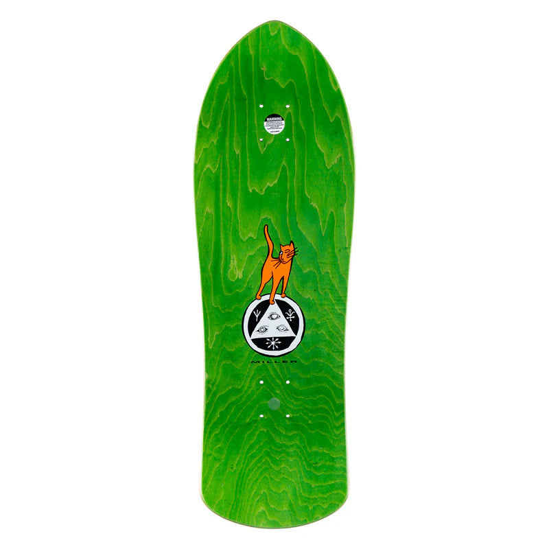 Welcome Skateboard Deck Miller Couple on Crossbone Assorted 10" x 30"