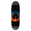 Welcome x Batman Skateboard Deck Bat Flames on Boline 2.0 Black 9.5"