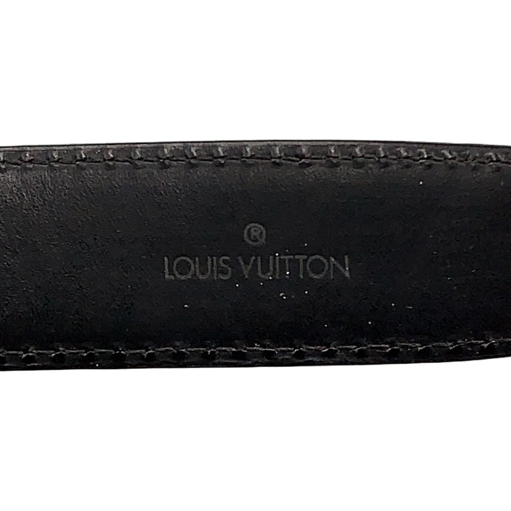 Louis Vuitton Ceinture Classic Epi Unknown Leather Black Belt Gold