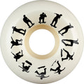 Bones X-Formula P-Rod SW Heel V5 Sidecut 52mm 95a Wheels - White (Set of 4)