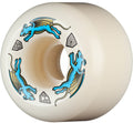 Powell Peralta Nano Rats AA2 Asymmetrical Shape Dragon Formula Wheels 56x39mm 97A - Off White (Set of 4)