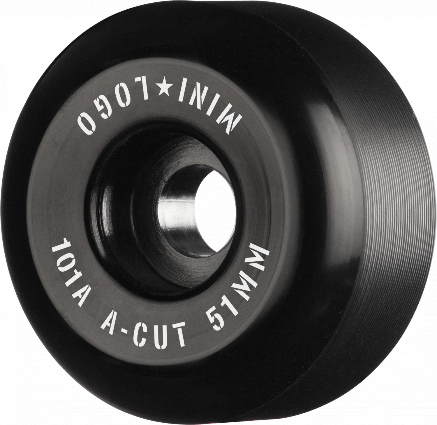Mini Logo Wheels A-Cut "2" 51mm 101a - Black (Set of 4)