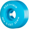 Mini Logo Wheels C-Cut ″2″ 53mm 101a - Blue (Set of 4)
