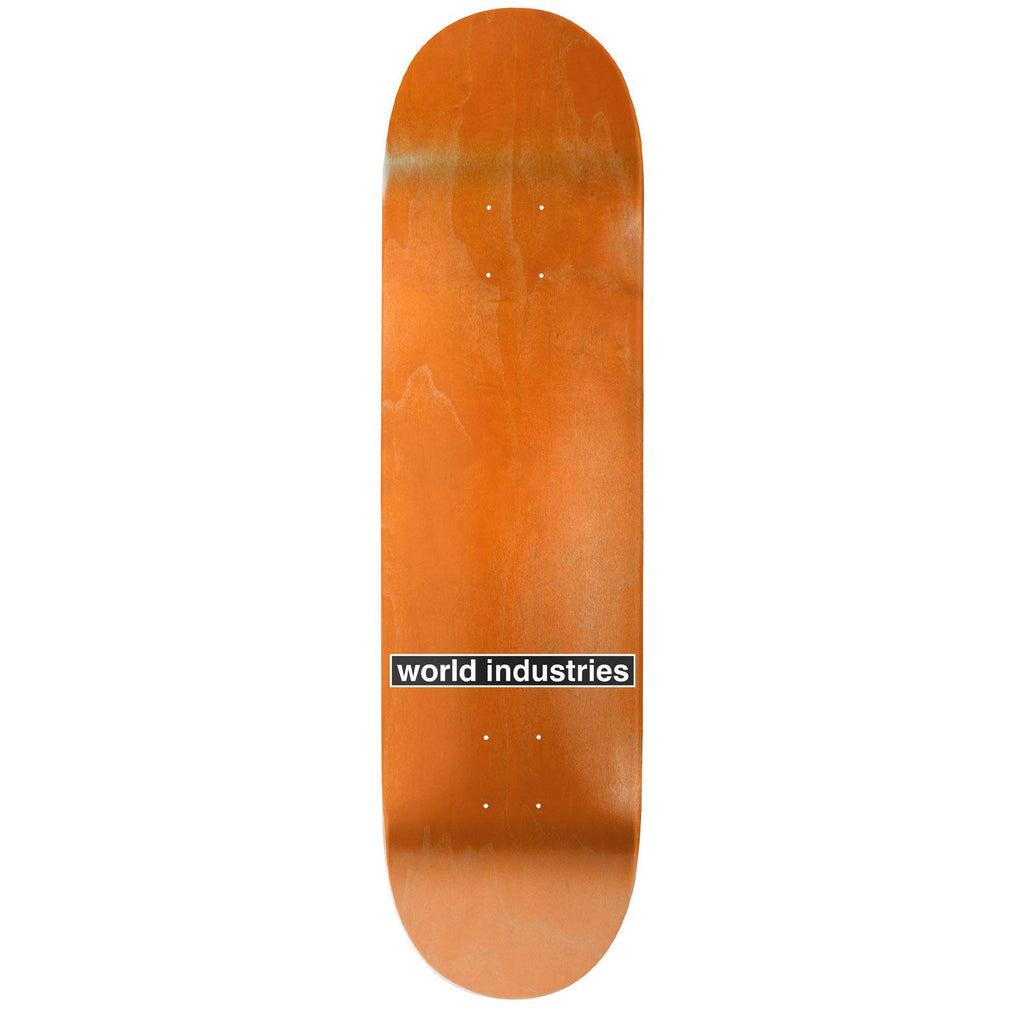 World Industries Skateboard Deck Scribble Orange 8.5" x 32.2"