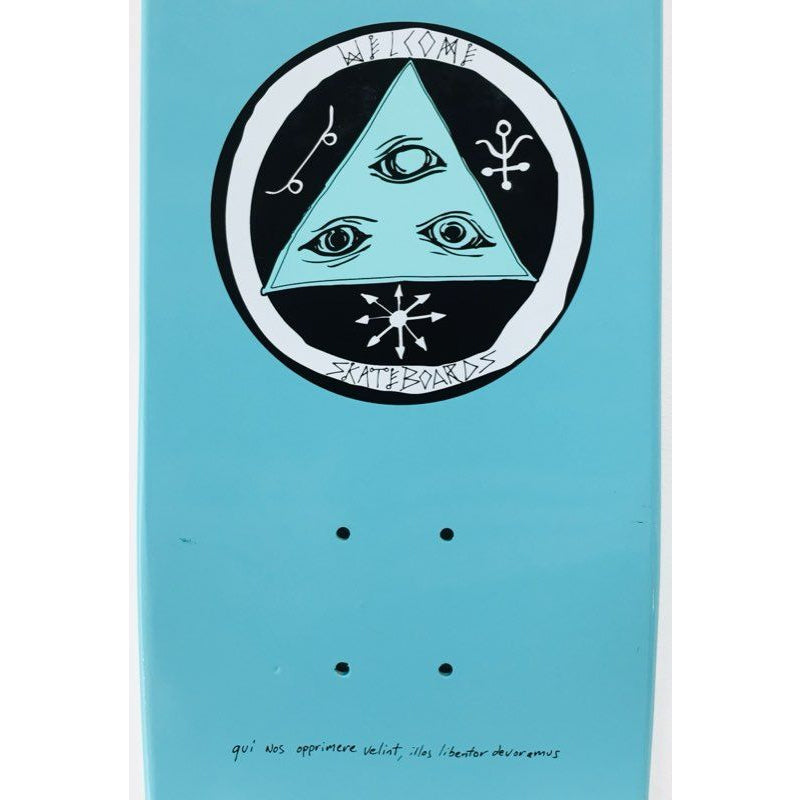 Welcome Skateboard Deck Sloth on Phoenix Teal 8.0" x 32"