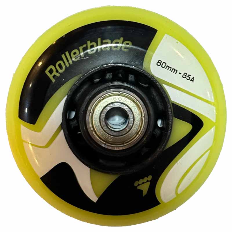Rollerblade Urban 80mm/85A Wheels with SG7 Bearings (Pack of 4)