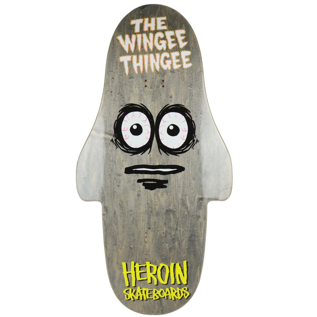 Heroin Skateboard Deck Wingy Thingee (Assorted) 15.25" x 31"