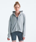The North Face - Womens Jaida Full Zip Hooded Jacket - Frost Grey