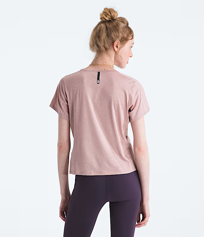 The North Face - Womens Jaida Short Sleeve Tee - Metal Pink Light Heather