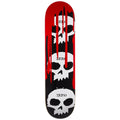 Zero Skateboard Deck 3 Skulls w/ Blood 8.25" x 31.9"