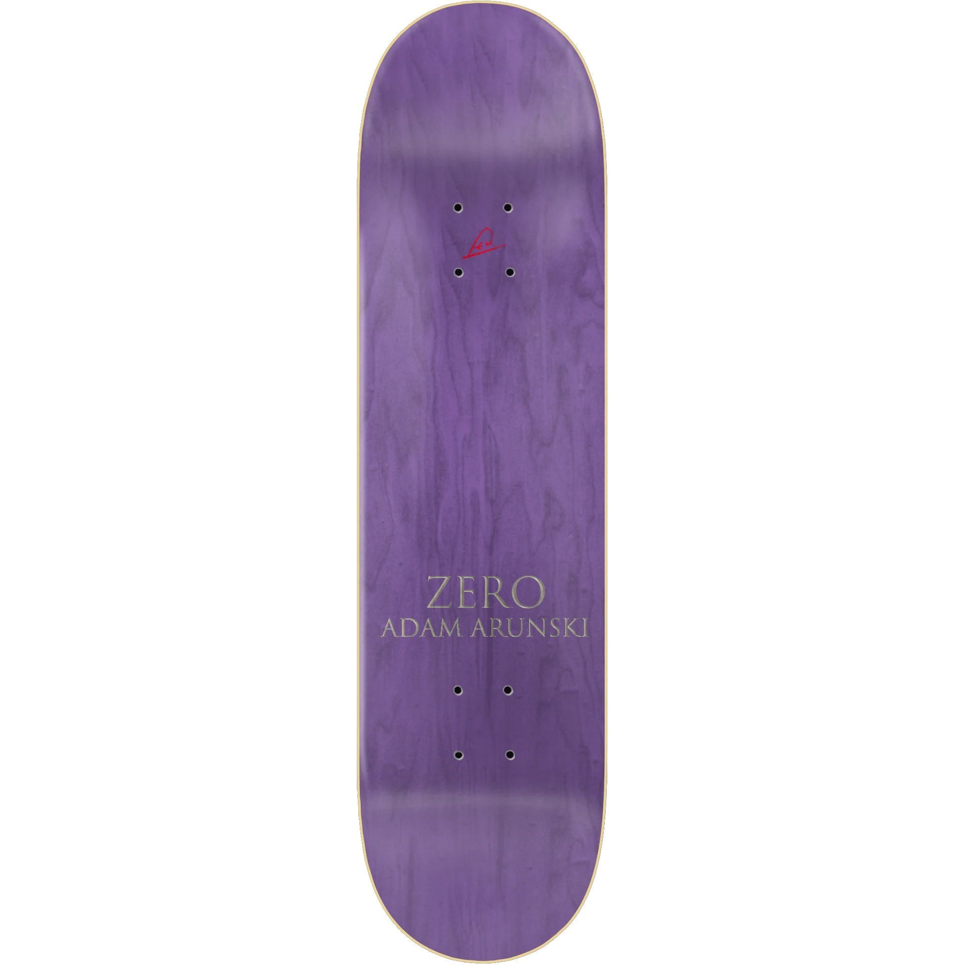 Zero Skateboard Deck Adam Arunski Lewandowski 3 8.25" x 31.9"