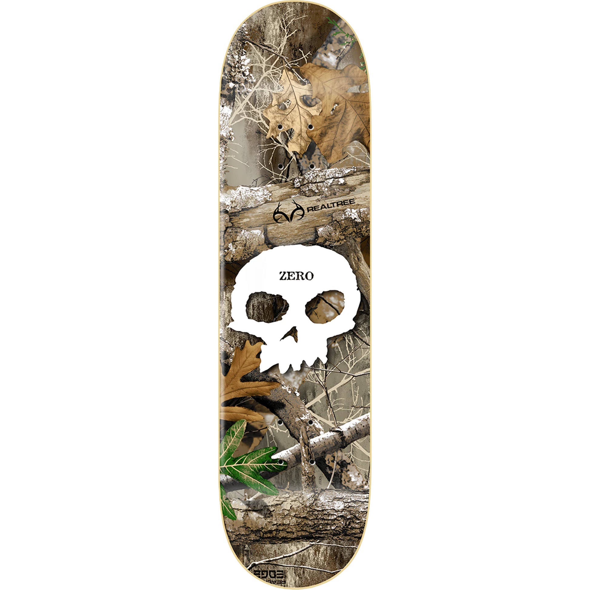 Zero Skateboard Deck Single Skull Realtree Camo  8.5" x 32.3"