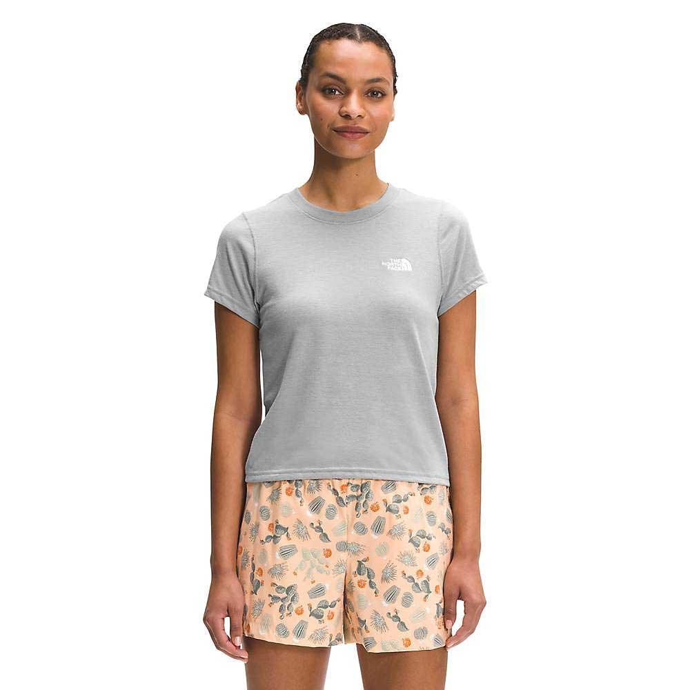 The North Face Womens Simple Logo Tri-Blend SS Tee