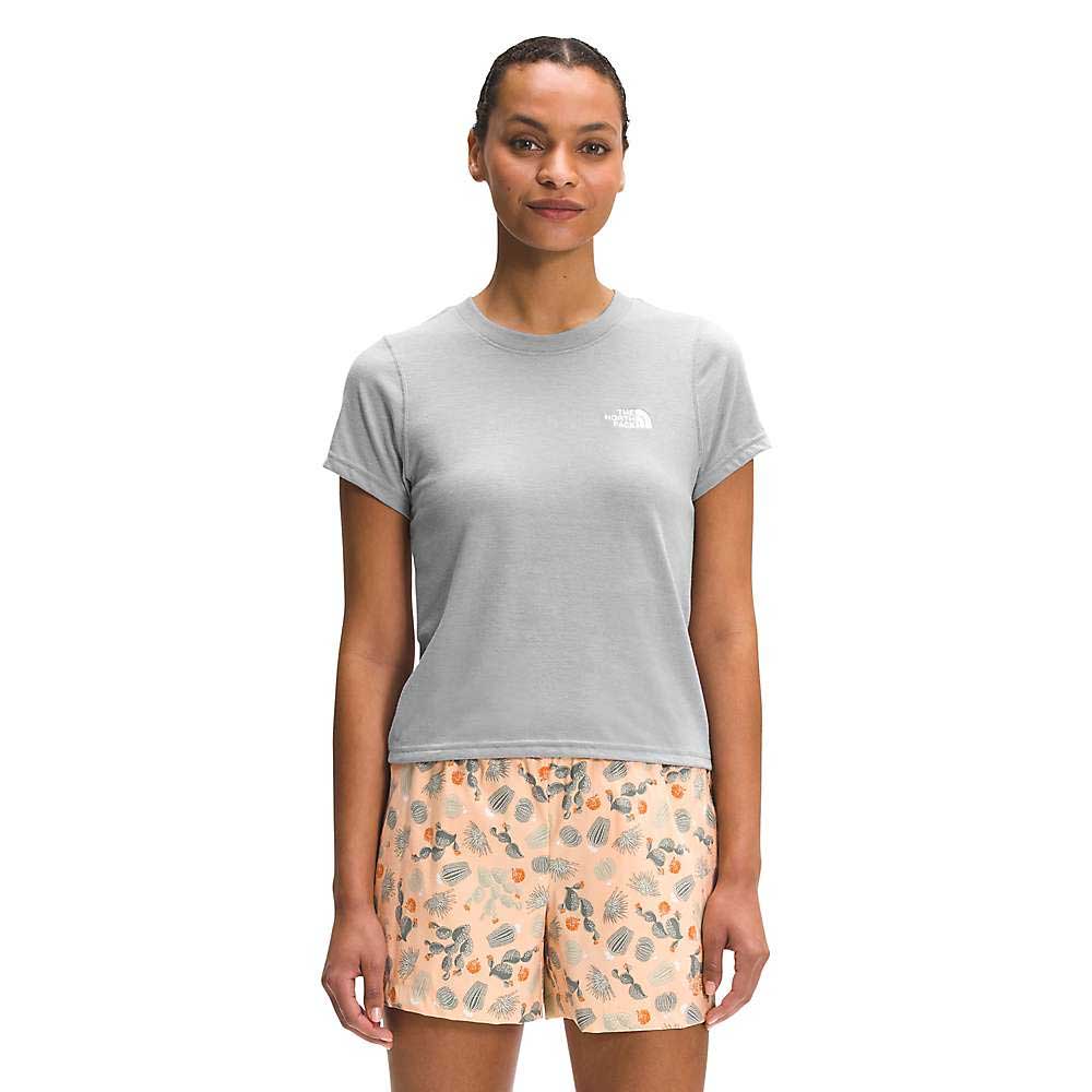 The North Face Womens Simple Logo Tri-Blend SS Tee