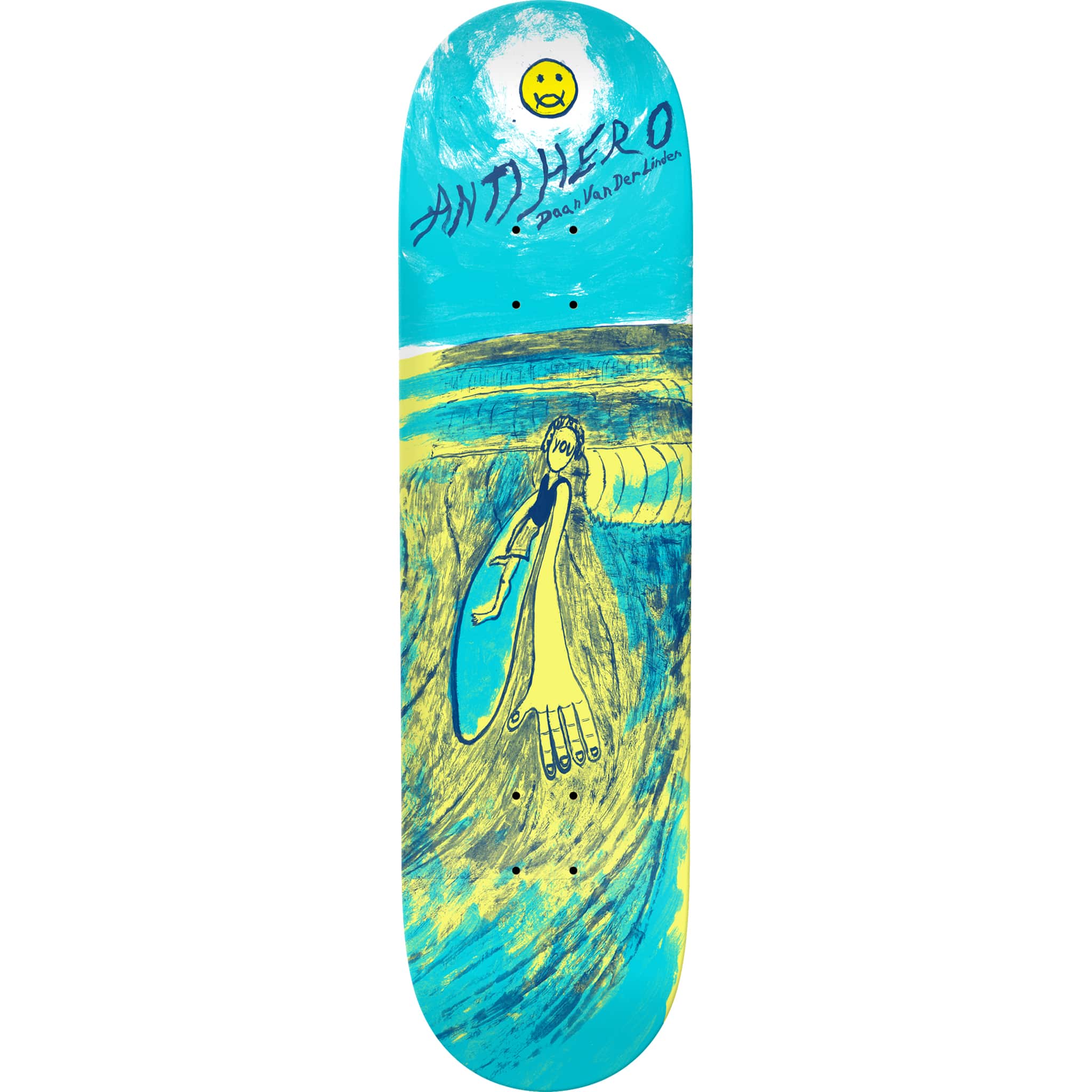 Anti Hero Daan VanDer Linden Expressions Skateboard Deck 8.28"