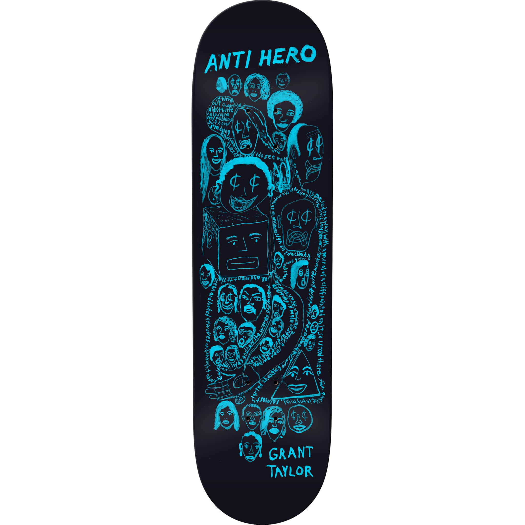 Anti Hero Grant Taylor Expressions DBX Skateboard Deck 8.38"