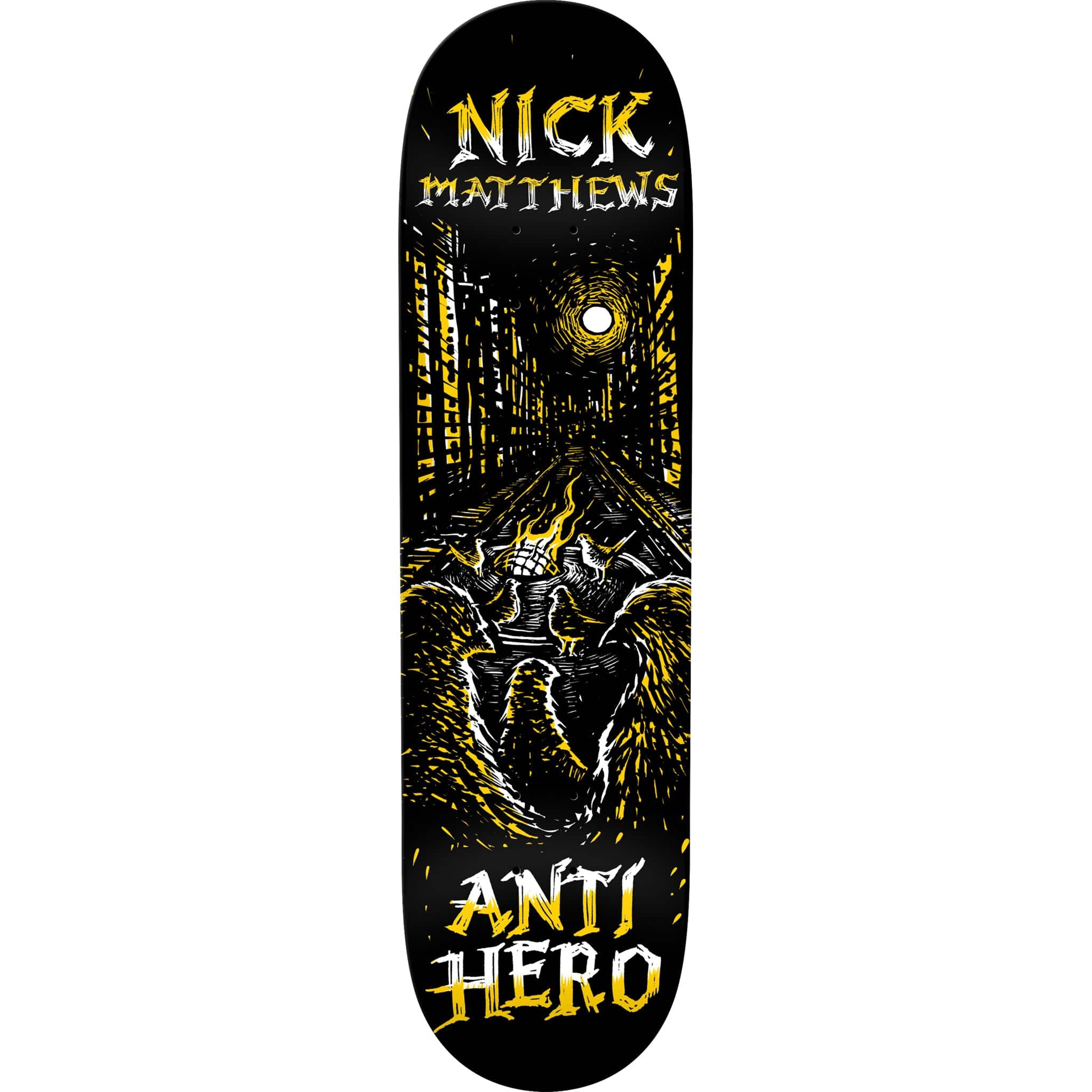 Anti Hero Matthews Fireside Skateboard Deck 8.5"