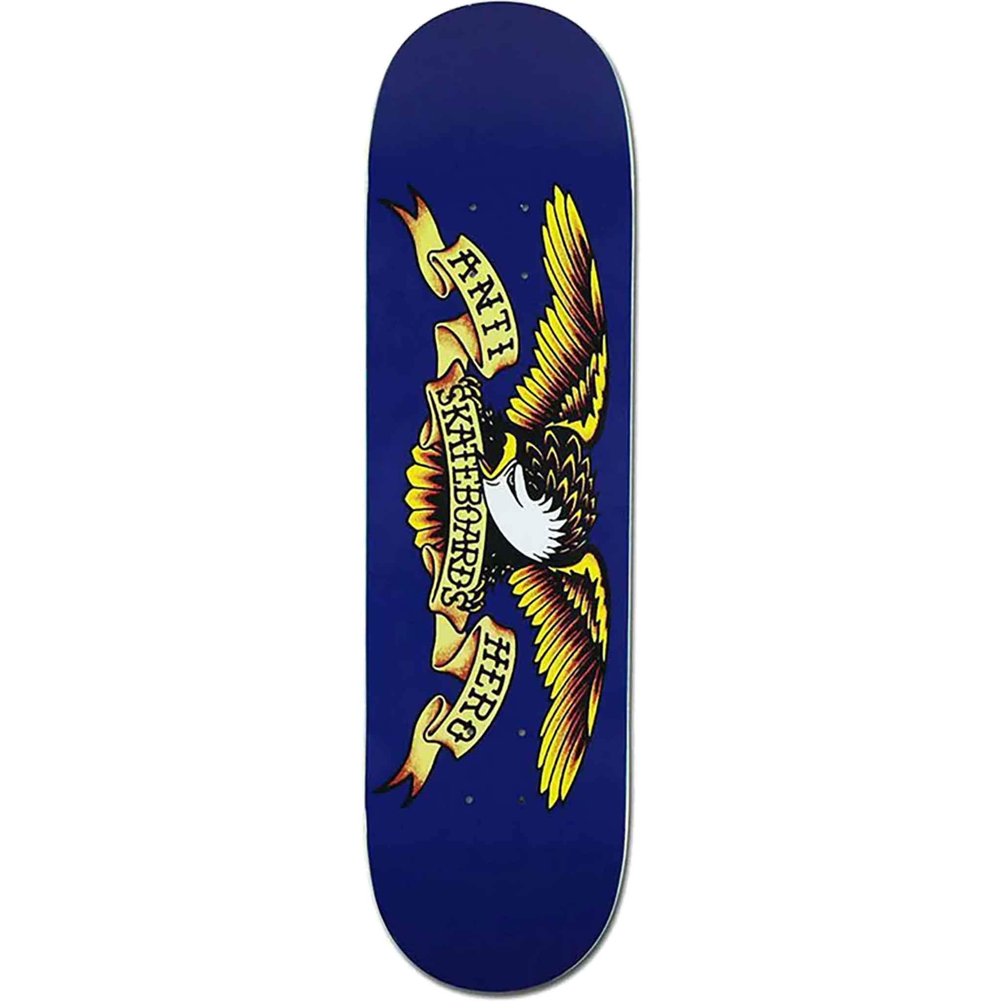Anti Hero Team Classic Eagle Navy Skateboard Deck 8.5"
