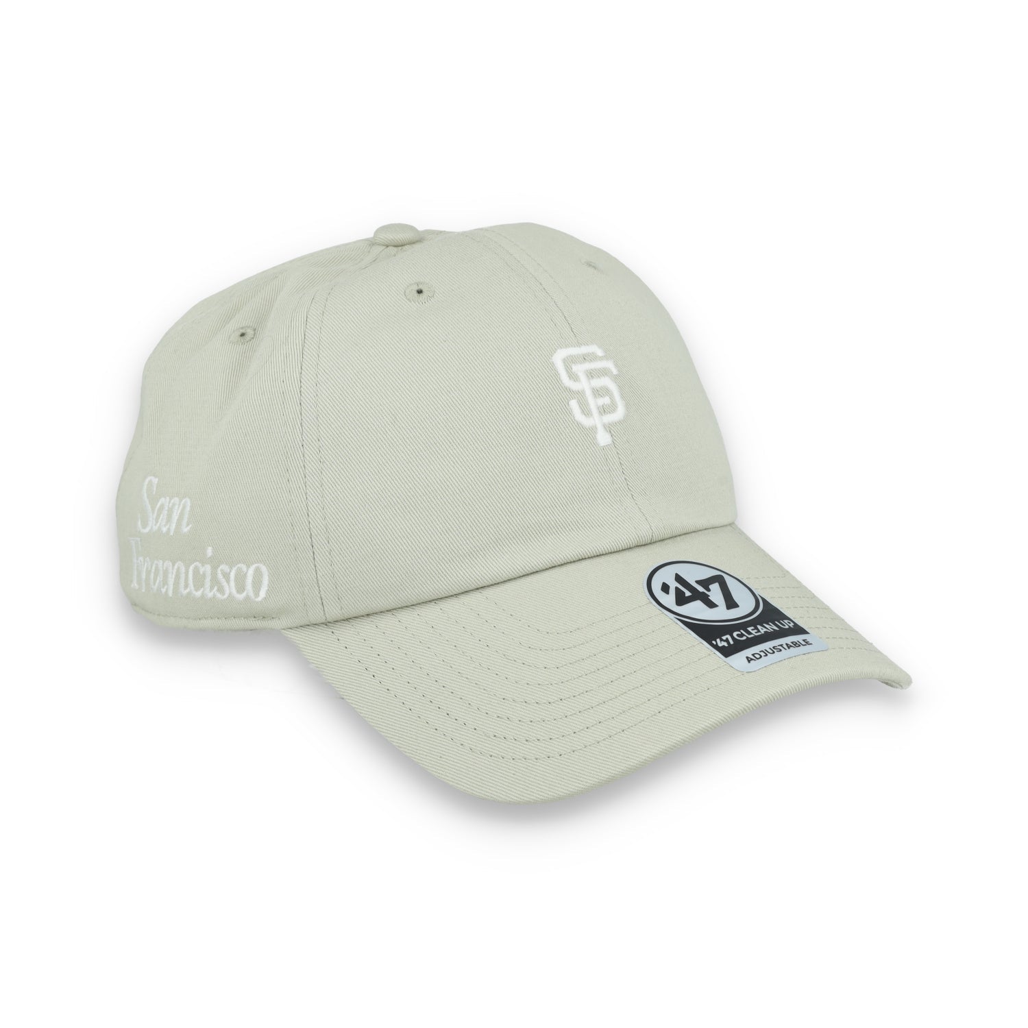 '47 Brand San Francisco Giants Foundation Clean Up Adjustable Hat- System Grey
