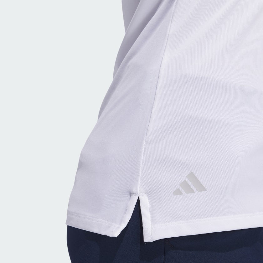 Women's adidas Ultimate365 Solid Sleeveless Polo Shirt