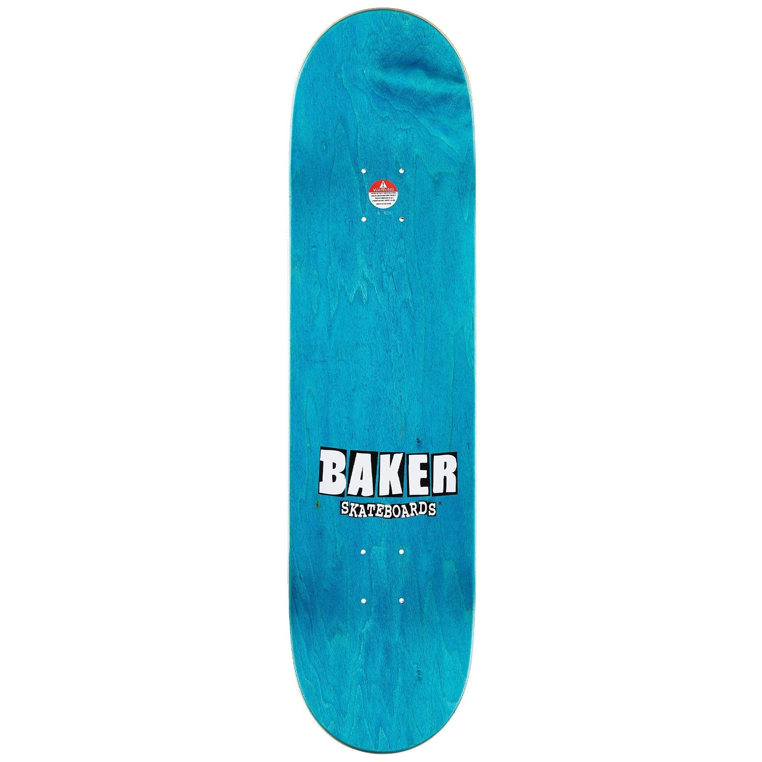 Baker Deck Brand Logo White 8.25"
