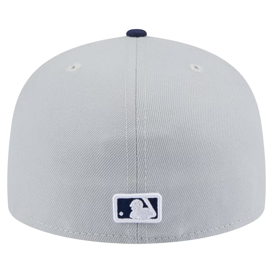 New Era Atlanta Braves 2-Tone Color Pack 59FIFTY Fitted Hat-Gray/Navy