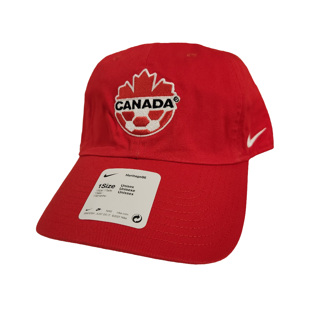Canada Soccer FIFA Nike Men's Red Heritage 86 Adjustable Hat