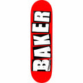 Baker Brand Logo White Skateboard Deck 8.25"