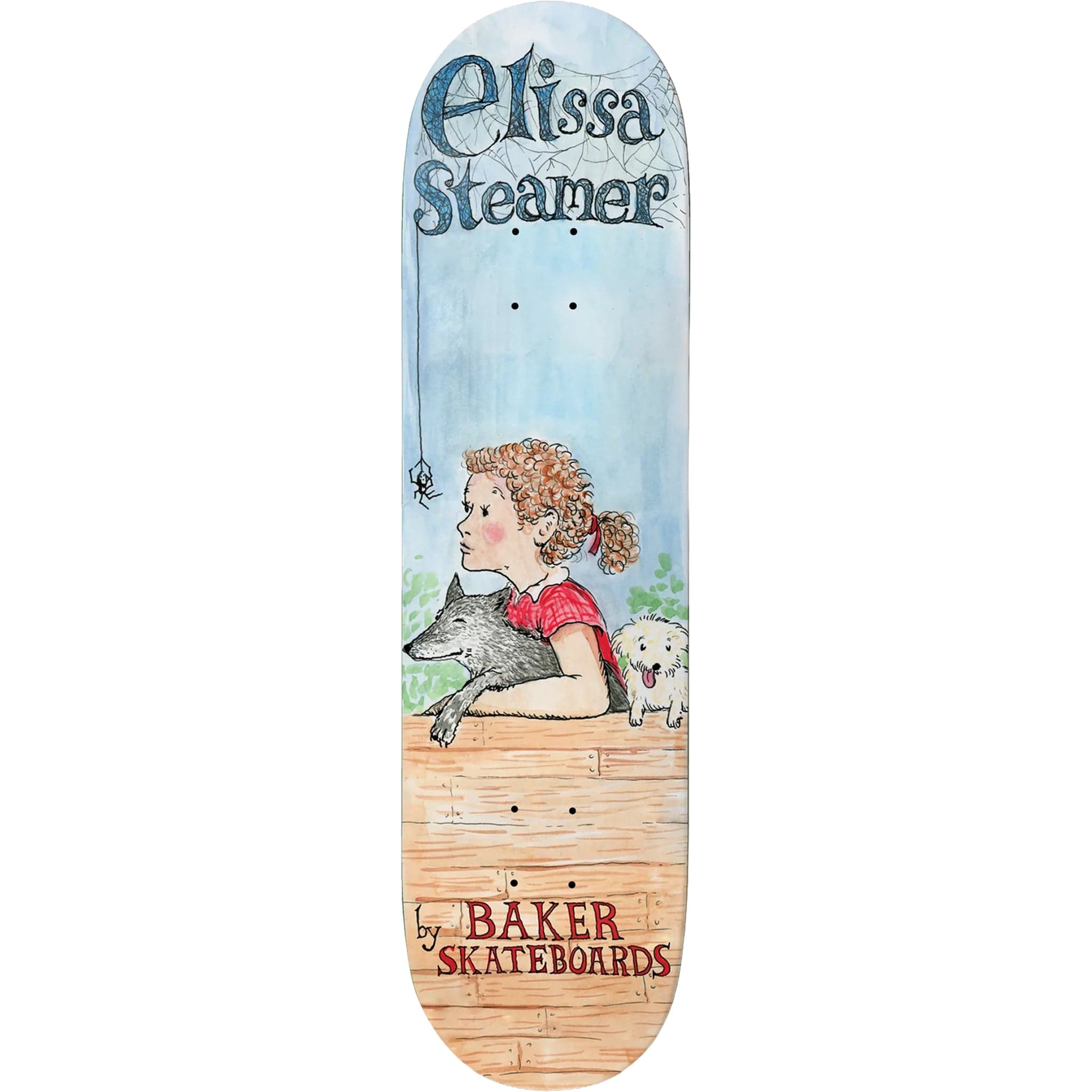 Baker Elissa's Web Skateboard Deck 8.25"