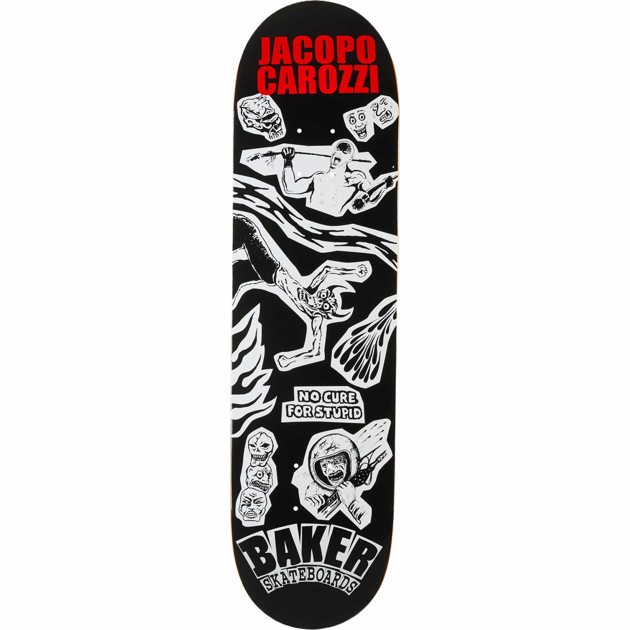 Baker Jacopo Carozzi Divine Evil Skateboard Deck 8.25"