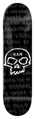 Zero Bam Strigoi Skull Skateboard Deck -  8.25″
