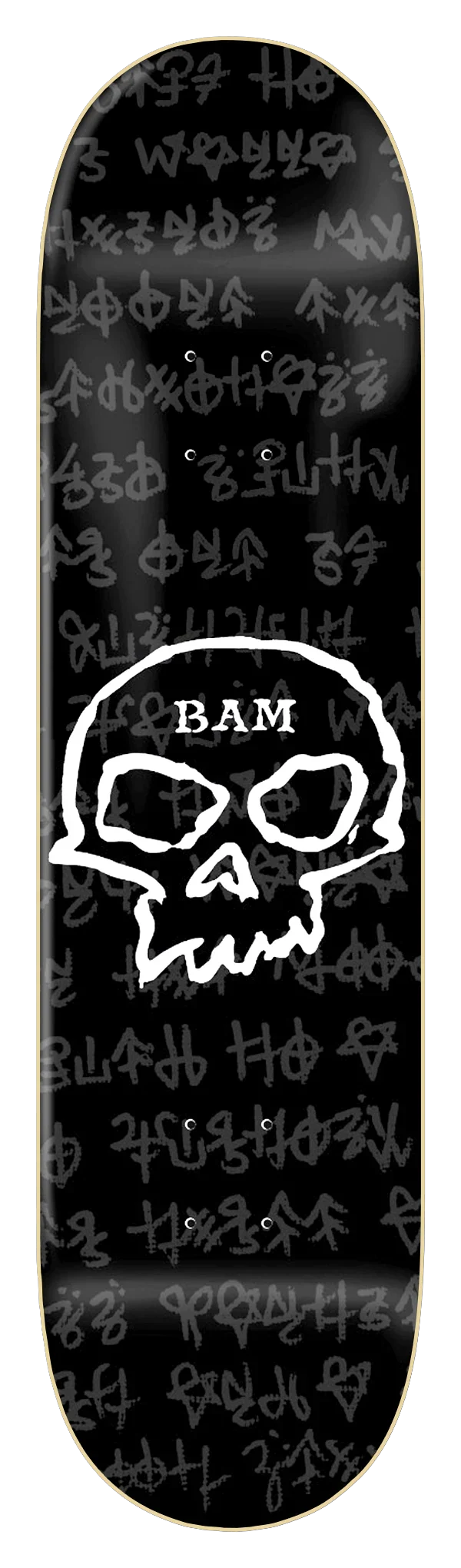 Zero Bam Strigoi Skull Skateboard Deck -  8.25″