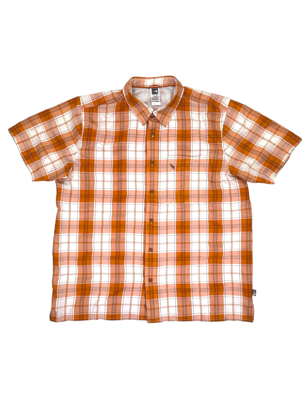 Mens Short Sleeve Button Down Plaid Shirt