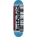 Black Label Ripped Barcode Skateboard Deck 8.25"
