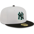 New Era New York Yankees 2-Tone Color Pack 59FIFTY Fitted Hat-White/Black