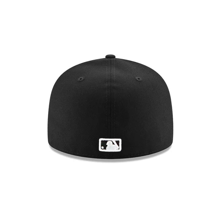 NEW ERA ARIZONA DIAMONDBACKS 2001 WORLD SERIES SIDE PATCH FITTED 59FIFTY-BLACK AND WHITE
