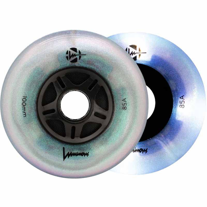 Luminous LED 100mm/85A Wheels (Pack of 3)