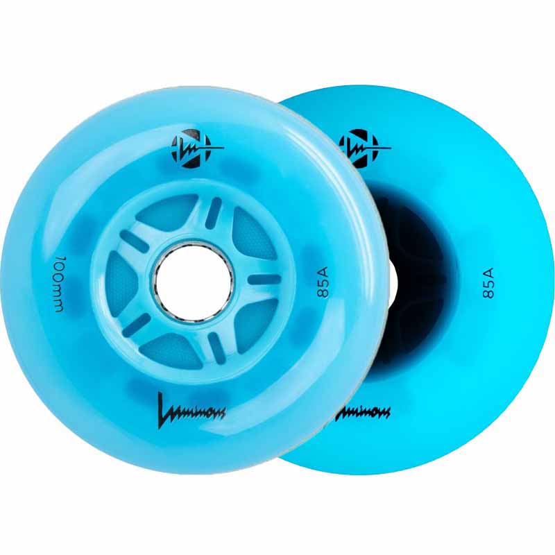 Luminous LED 100mm/85A Wheels (Pack of 3)